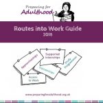 cover of work routes guide for young people with SEND