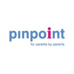 Pinpoint logo, for parents by parents