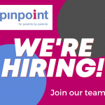 Pinpoint Logo. We're Hiring! Join our team